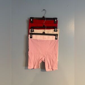 SKIMS Cotton Rib Boxer Red Multi Set